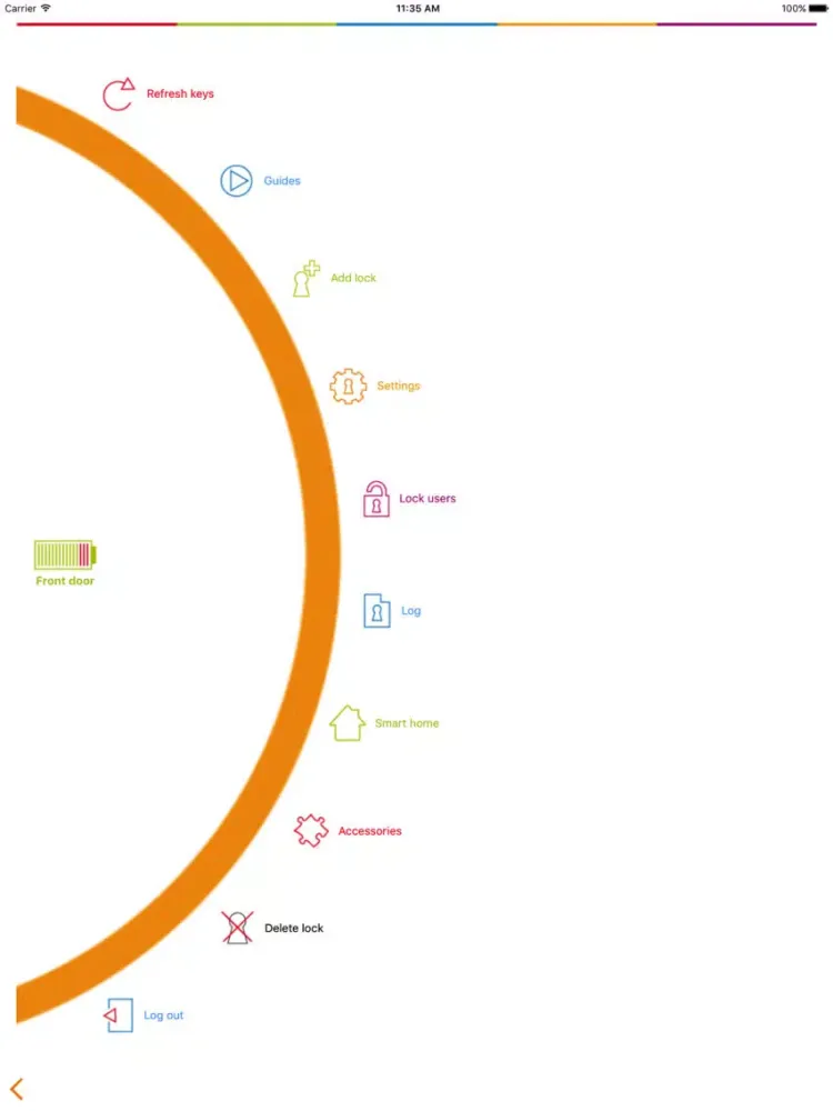 MyLock Jacob Jensen iPad Screenshots