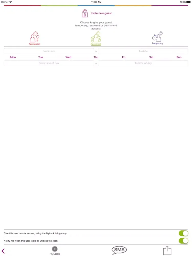 MyLock Jacob Jensen iPad Screenshots