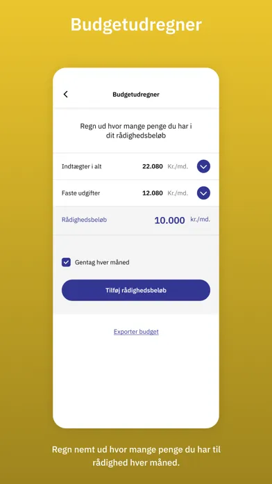 Lommebudget - styr på pengene Screenshots