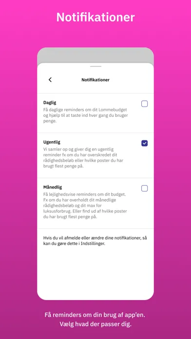 Lommebudget - styr på pengene Screenshots