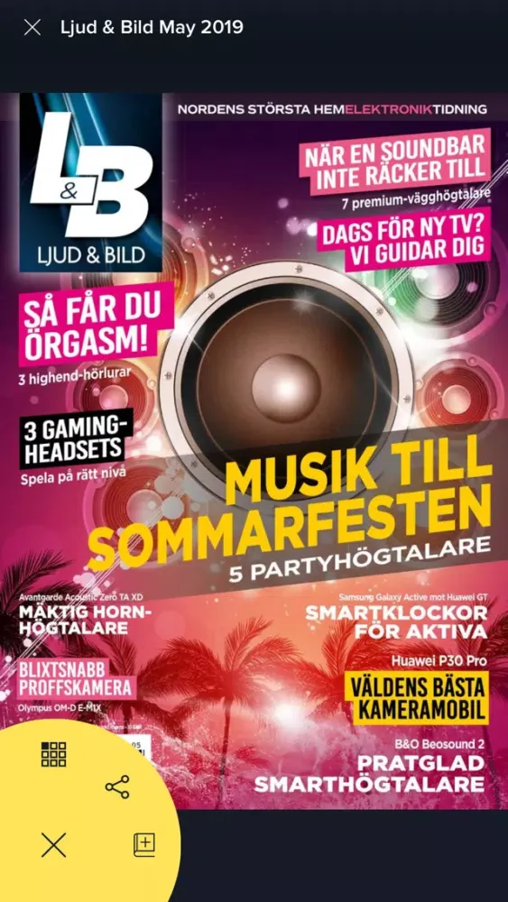 Tangkapan skrin Ljud & Bild