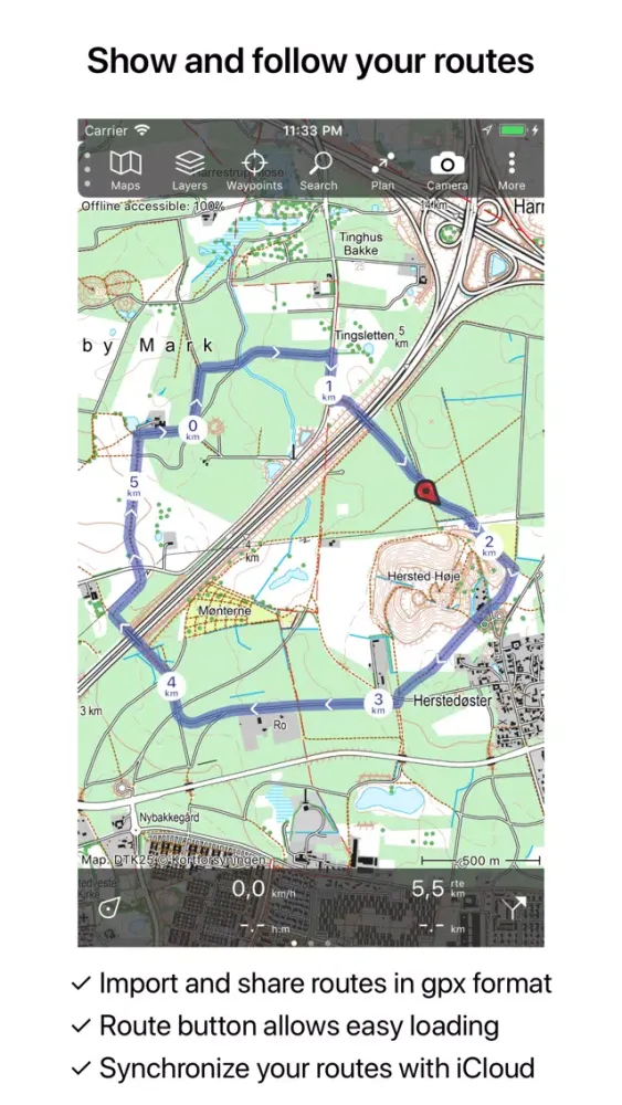 Topo GPS Denmark应用截图