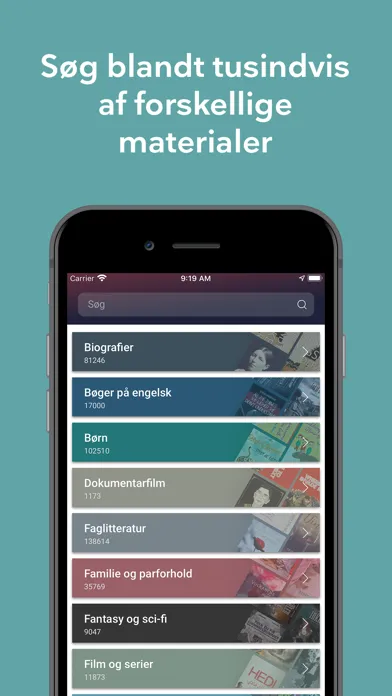 Biblioteket Screenshots