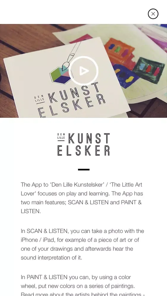 Capturas de tela do Den Lille Kunstelsker