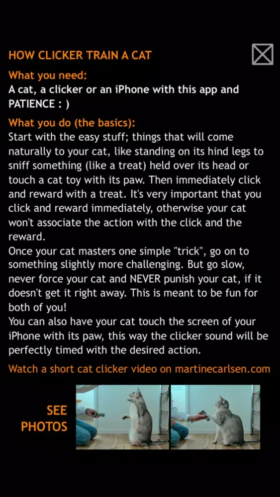Cat Clicker Training स्क्रीनशॉट