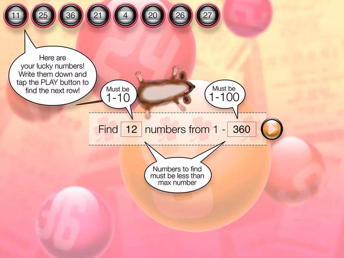 Lucky Cat Lottery Numbers - Catch Game For Cats iPad 应用截图