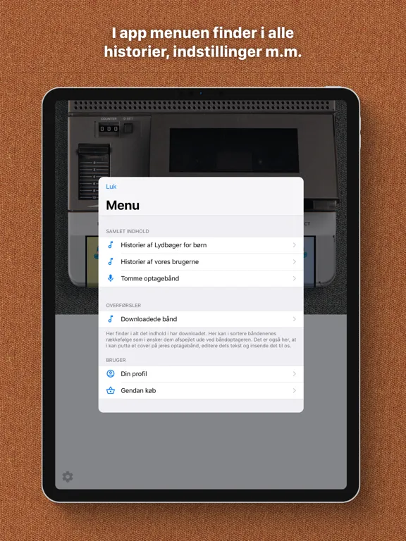 Zrzuty ekranu Lydbøger for børn iPad 