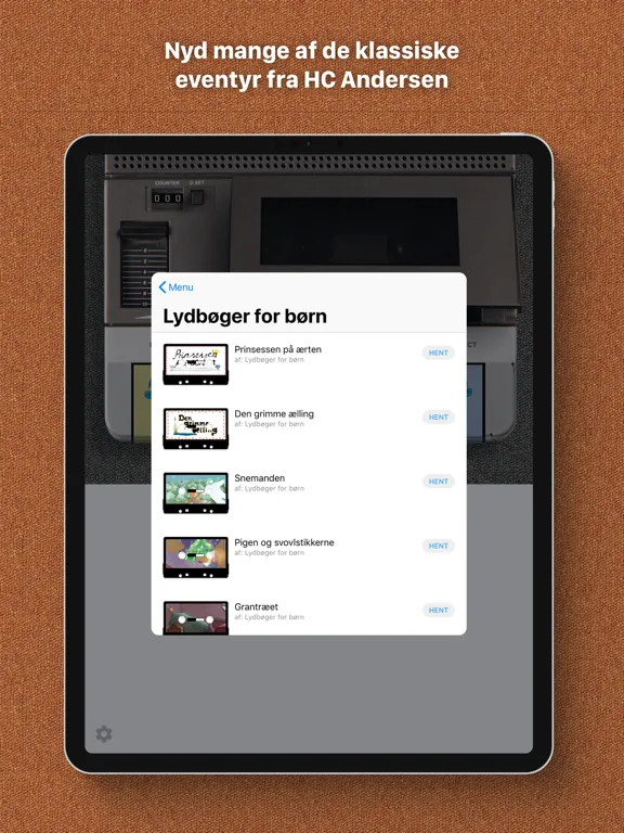 Zrzuty ekranu Lydbøger for børn iPad 