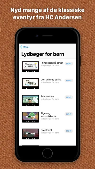 Zrzuty ekranu Lydbøger for børn