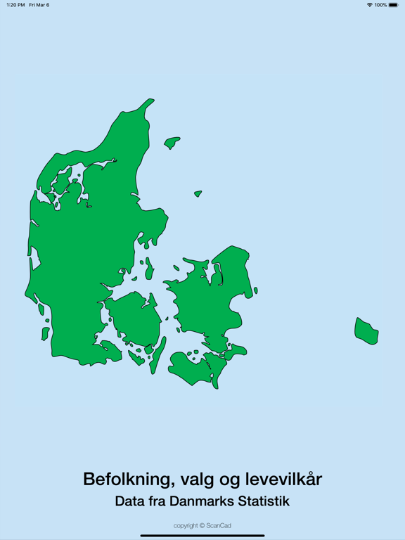 Danmark i tal iPad 应用截图