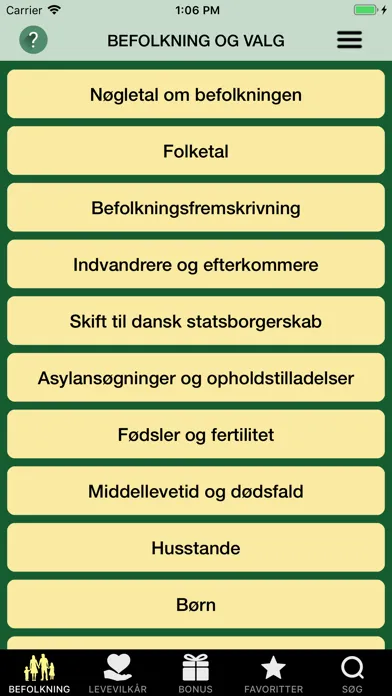 Danmark i tal スクリーンショット