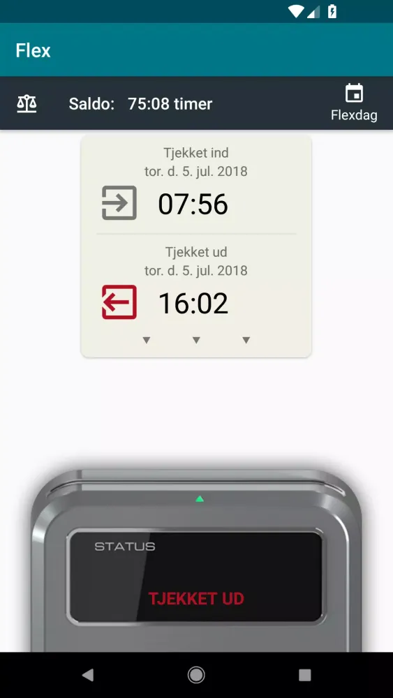 Zrzuty ekranu MinLøn