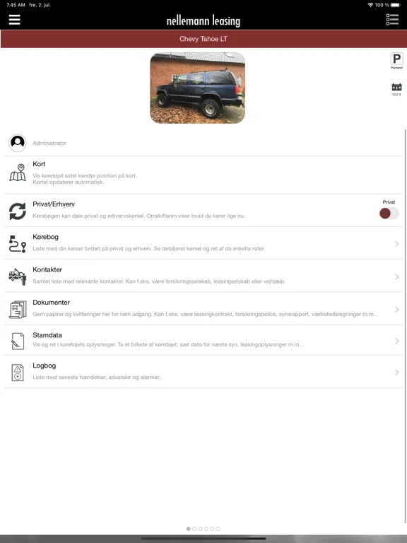 Capturas de pantalla de Nellemann Leasing iPad 