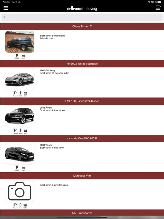 Capturas de pantalla de Nellemann Leasing iPad 
