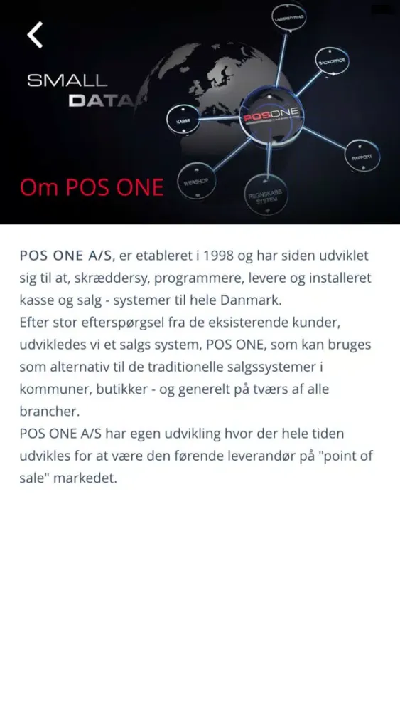 Zrzuty ekranu POS ONE Kundeklub