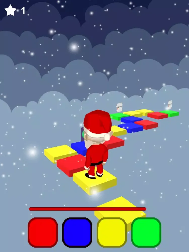 Tangkapan layar SnappyXmas iPad 