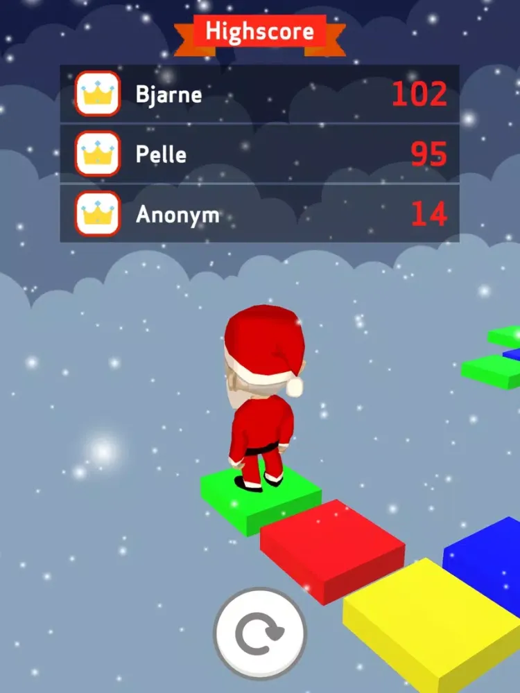 Tangkapan layar SnappyXmas iPad 