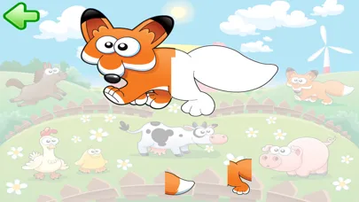 Ảnh chụp màn hình của Animal sounds puzzle for kids