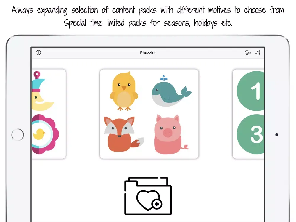 ภาพหน้าจอของ Phozzler - Fun family learning iPad 