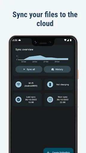 Captures d'écran de FolderSync Pro