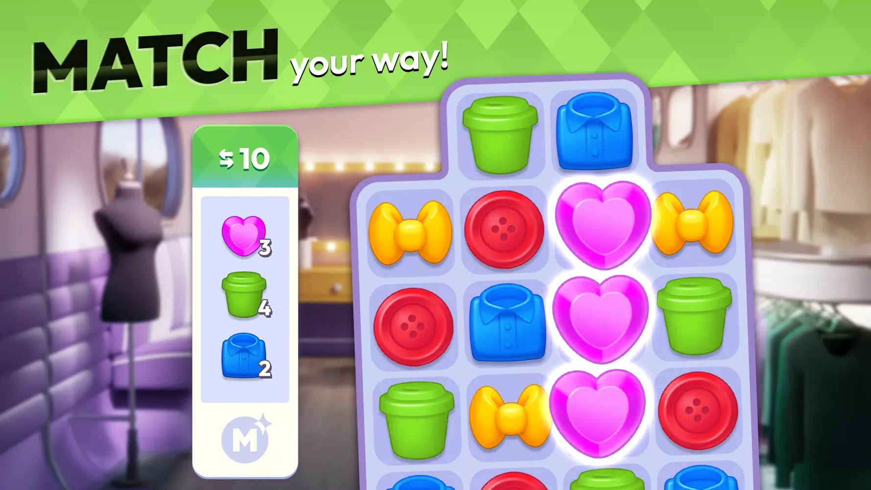 Makeover Match Screenshots