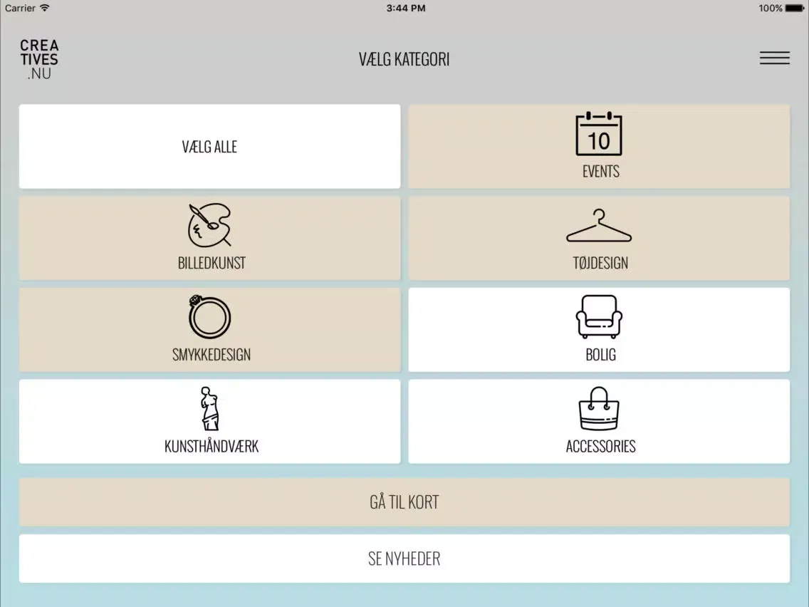 Скриншоты Creatives.nu iPad 