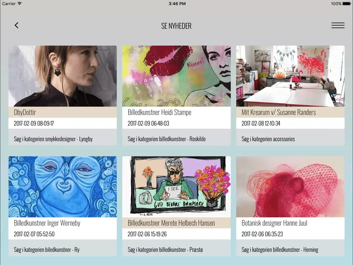 Скриншоты Creatives.nu iPad 