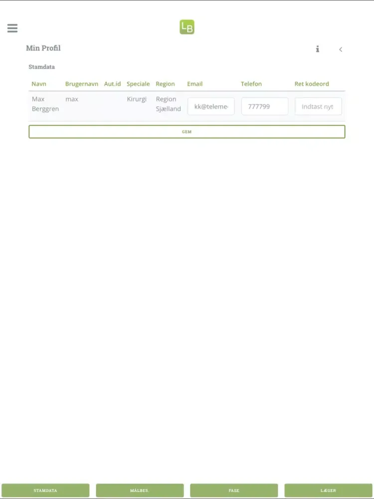 Скриншоты logbog.net iPad 