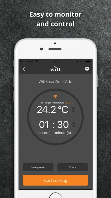 ภาพหน้าจอของ Witt Control