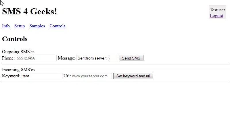 Sms 4 Geeks應用截圖