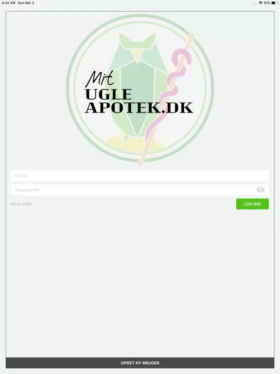 UgleApotek.dk iPad  スクリーンショット