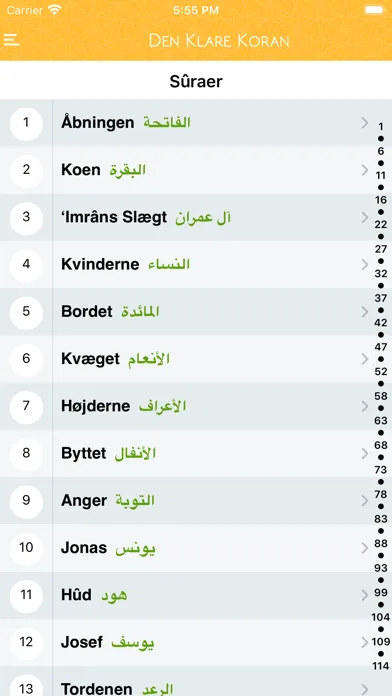 Screenshot di Den Klare Koran {Koranen}