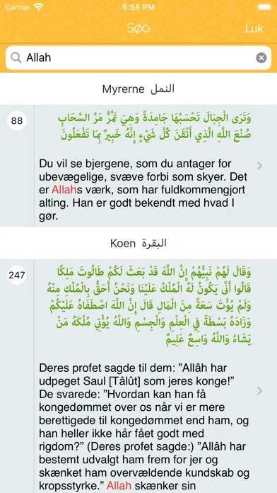 Screenshot di Den Klare Koran {Koranen}