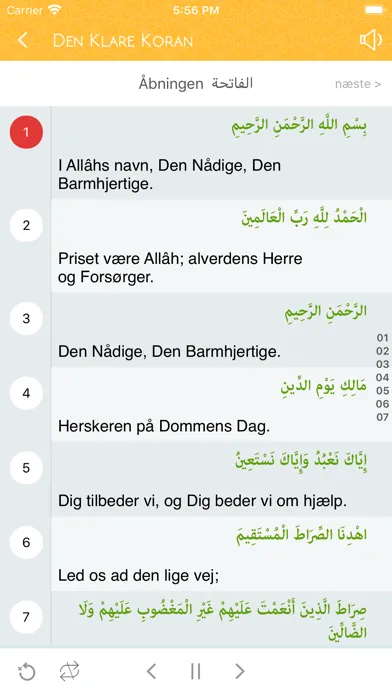 Screenshot di Den Klare Koran {Koranen}