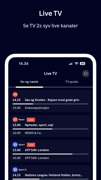 TV 2 PLAY Denmark應用截圖