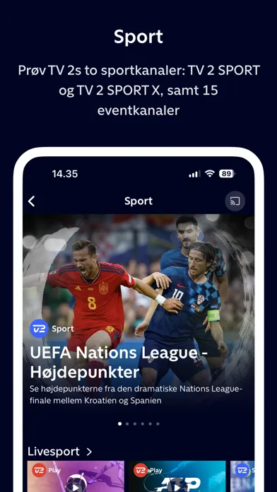 TV 2 PLAY Denmark應用截圖