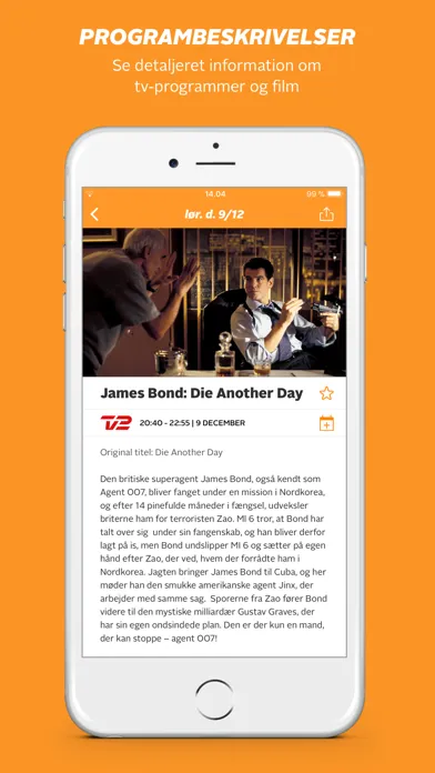 ภาพหน้าจอของ tvtid – Dansk Tv-guide