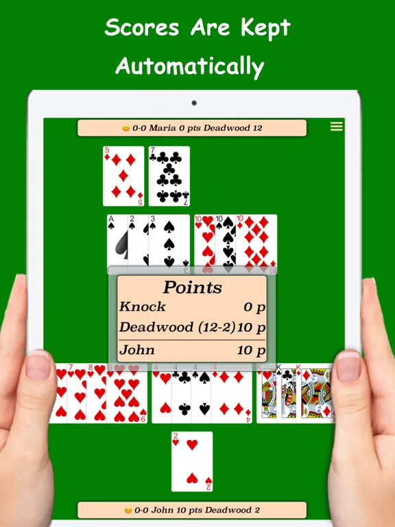 Cards Gin Rummy iPad  Screenshots