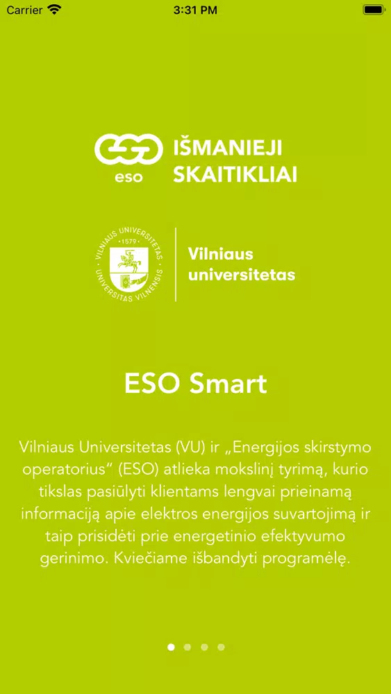 Screenshot di ESO Smart