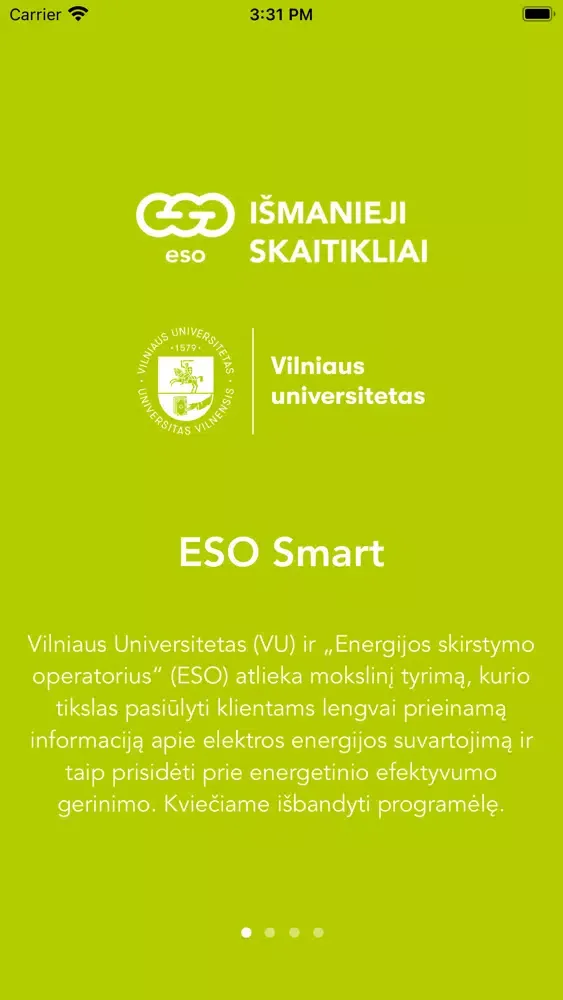 ภาพหน้าจอของ ESO Smart