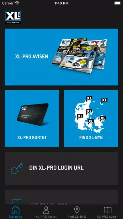 Ảnh chụp màn hình của XL-PRO - en del af XL-BYG