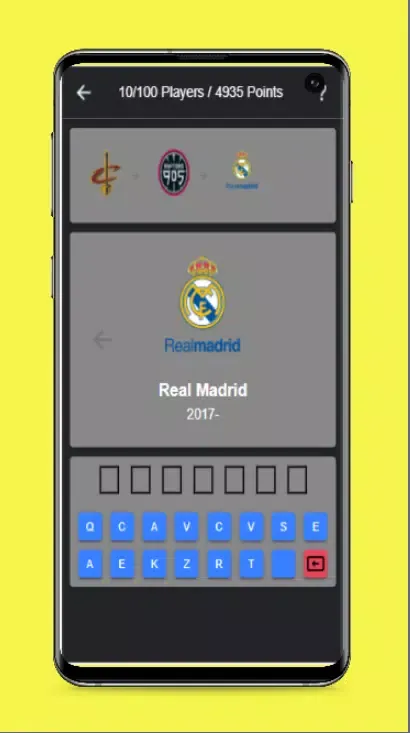 Basketball Player Guess Screenshots