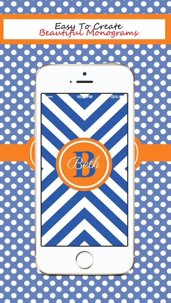 Screenshot di Designer Monogram Lite - Beautiful Custom Theme Wallpaper & Background Maker