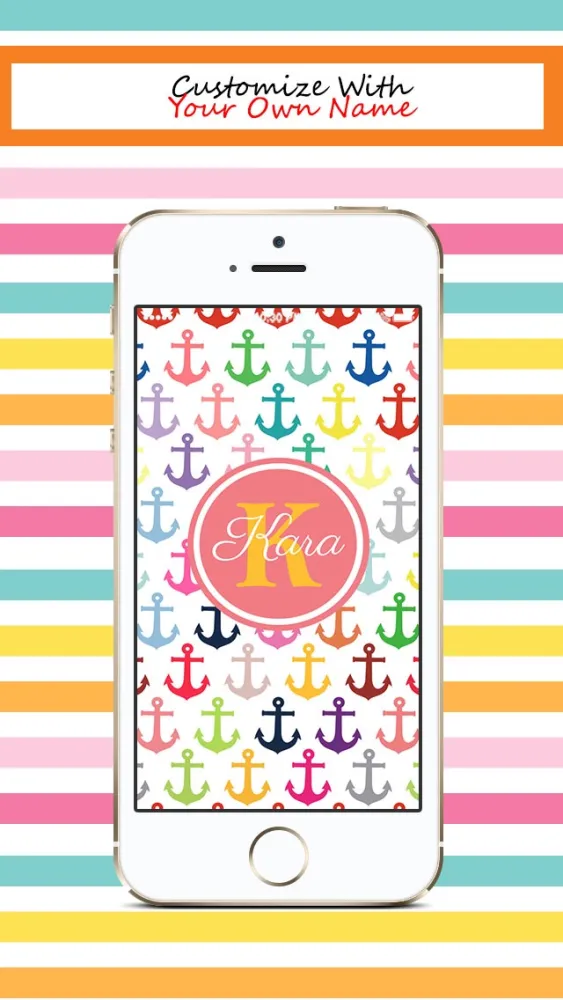 Screenshot di Designer Monogram Lite - Beautiful Custom Theme Wallpaper & Background Maker