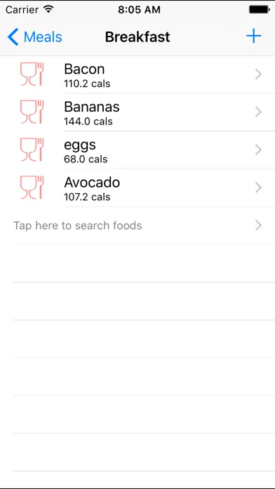 Ảnh chụp màn hình của Simplest Calorie Counter