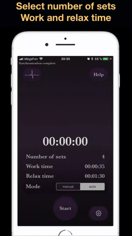 Скриншоты Mi Training Timer