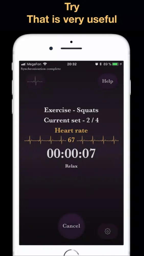 Скриншоты Mi Training Timer