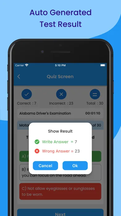 DMV Practice Test 2024 Screenshots
