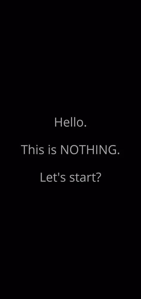 Ảnh chụp màn hình của NOTHING