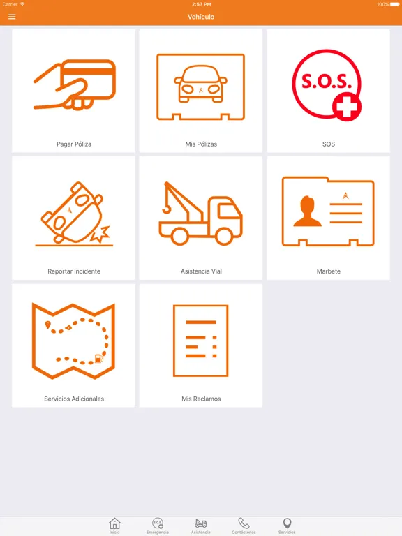 Atlántica Seguros iPad 应用截图